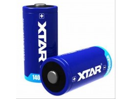Xtar CR123A Baterai Li-ion 1400mAh Battery 3V